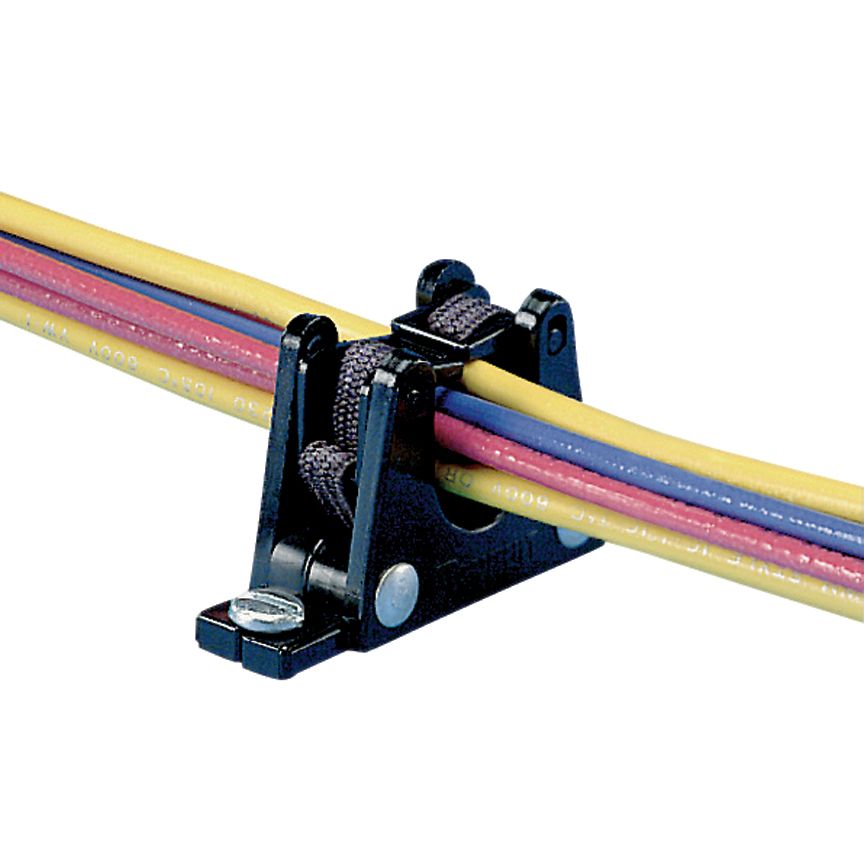 Panduit ER.5-E4-X | Quick-Build Harness Board Accessory, Blk, PA6.6, 1.96x0.56", #4 Screw