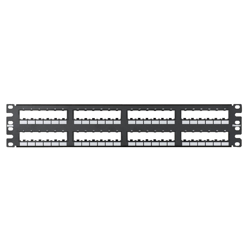 Panduit CPP48FM6BL | Flush Mounted | UPC - 07498383789