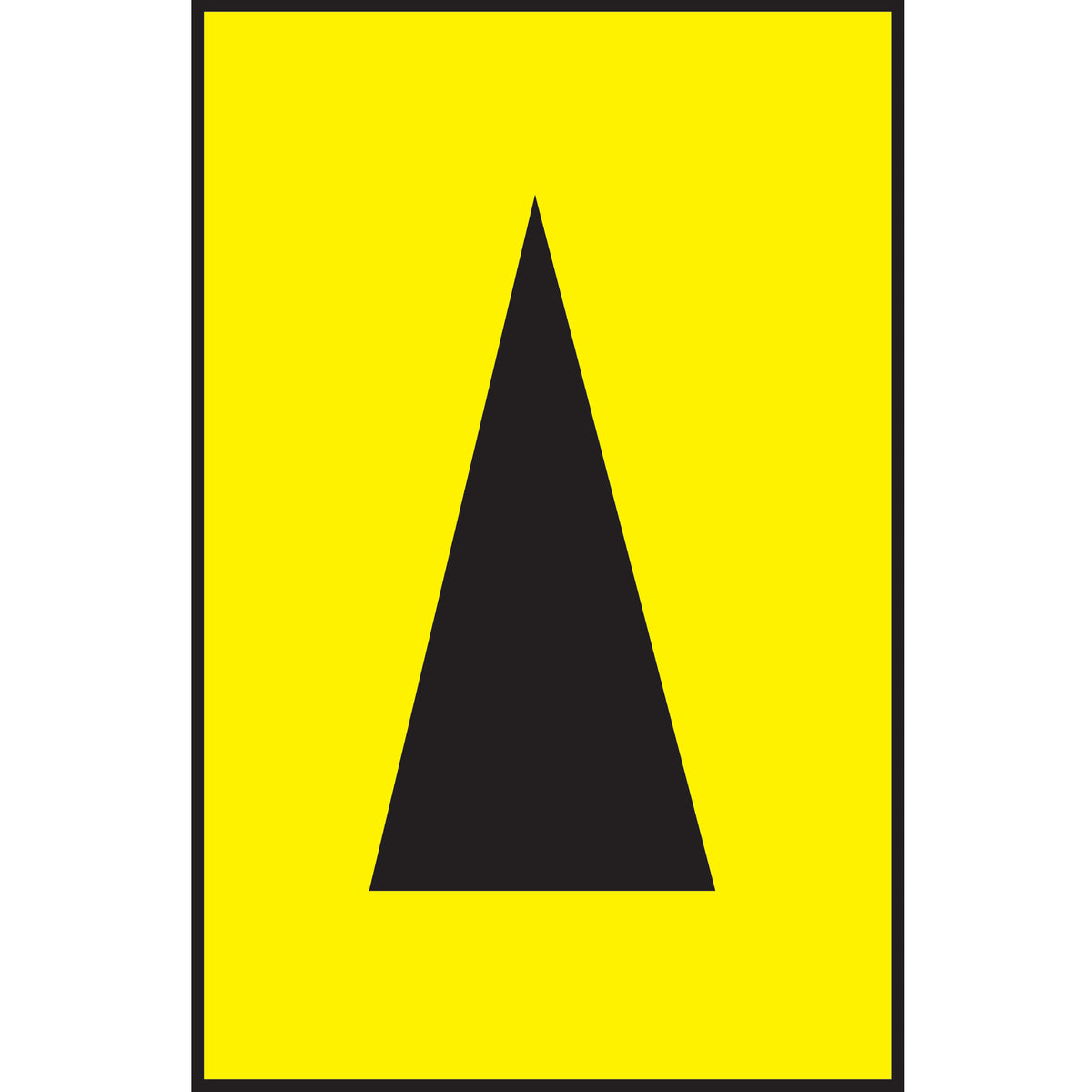 Panduit PARW125-YEL | Safety Sign