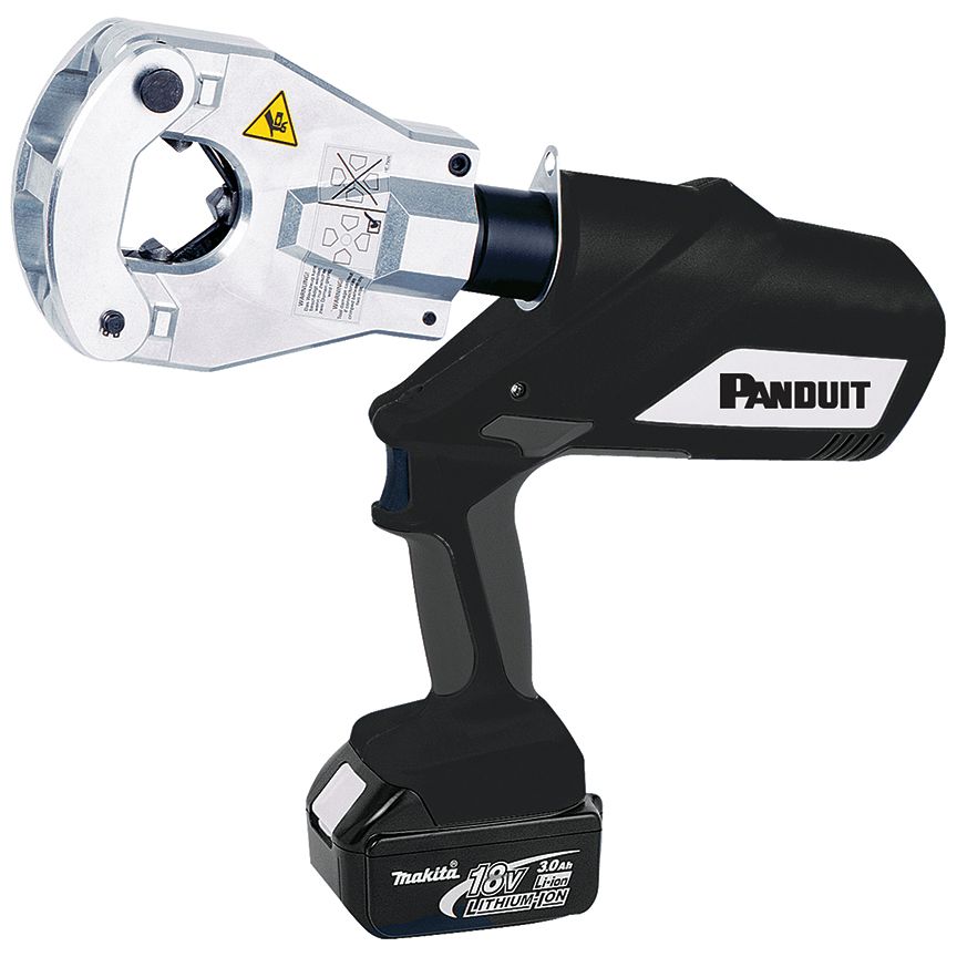 Panduit CT-2980/STINT | Uni-Die Dieless, Lithium-Ion Battery Powered Hydraulic, 6.2-Ton, Pistol Grip Crimping Tool | UPC - 61305617183