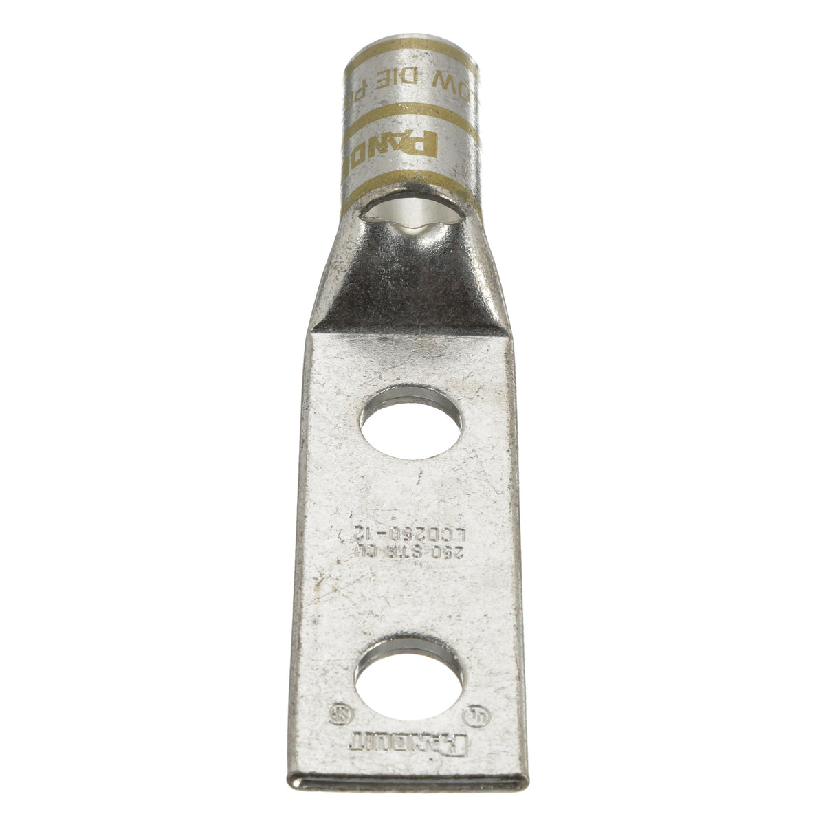 Panduit LCD250-12-X | Tin-Plated Copper Compression Connectors - Lugs | UPC - 07498390098