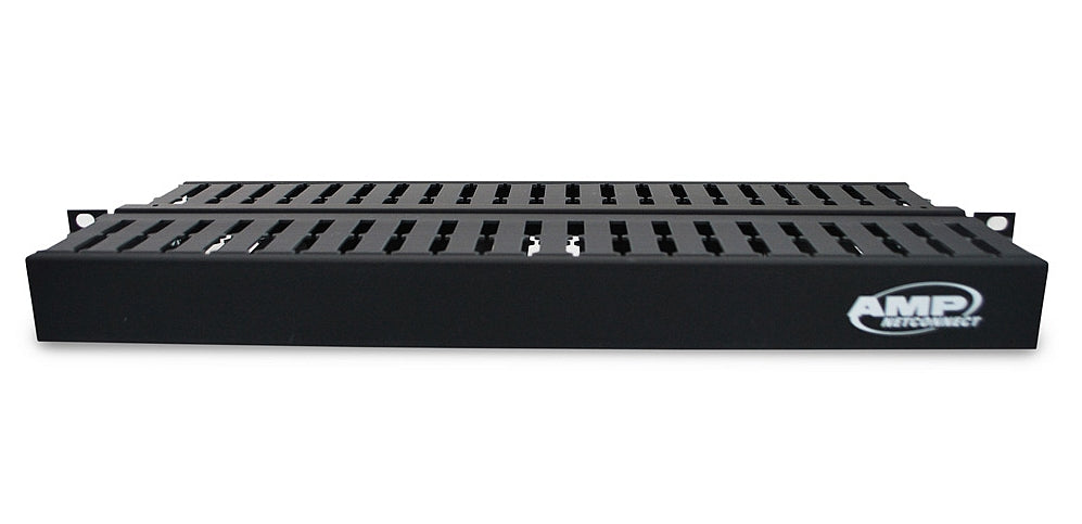 Commscope 1375159-1 | Cable Management Panel, horizontal, front and rear, 1U, 19 in, black