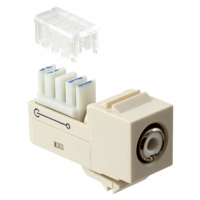 Commscope 1479230-1 | Adapter, RCA, 110 Punchdown, red dielectric, light almond