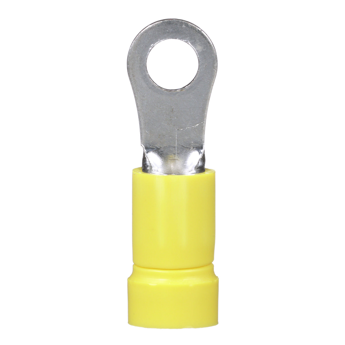 Panduit PV10-8R-D | Pan-Term Ring Terminal, Yellow, Vinyl, 10-12 AWG, PK500
