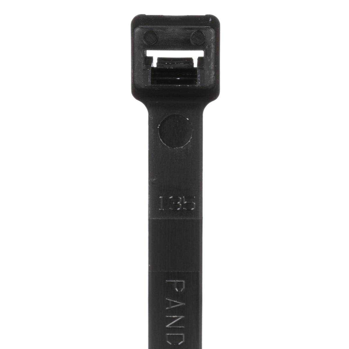 Panduit PLT4H-L00 | Pan-Ty Cable Tie, Mil-Spec, Black, UV PA6.6, 14.5"L, 120lb, PK50