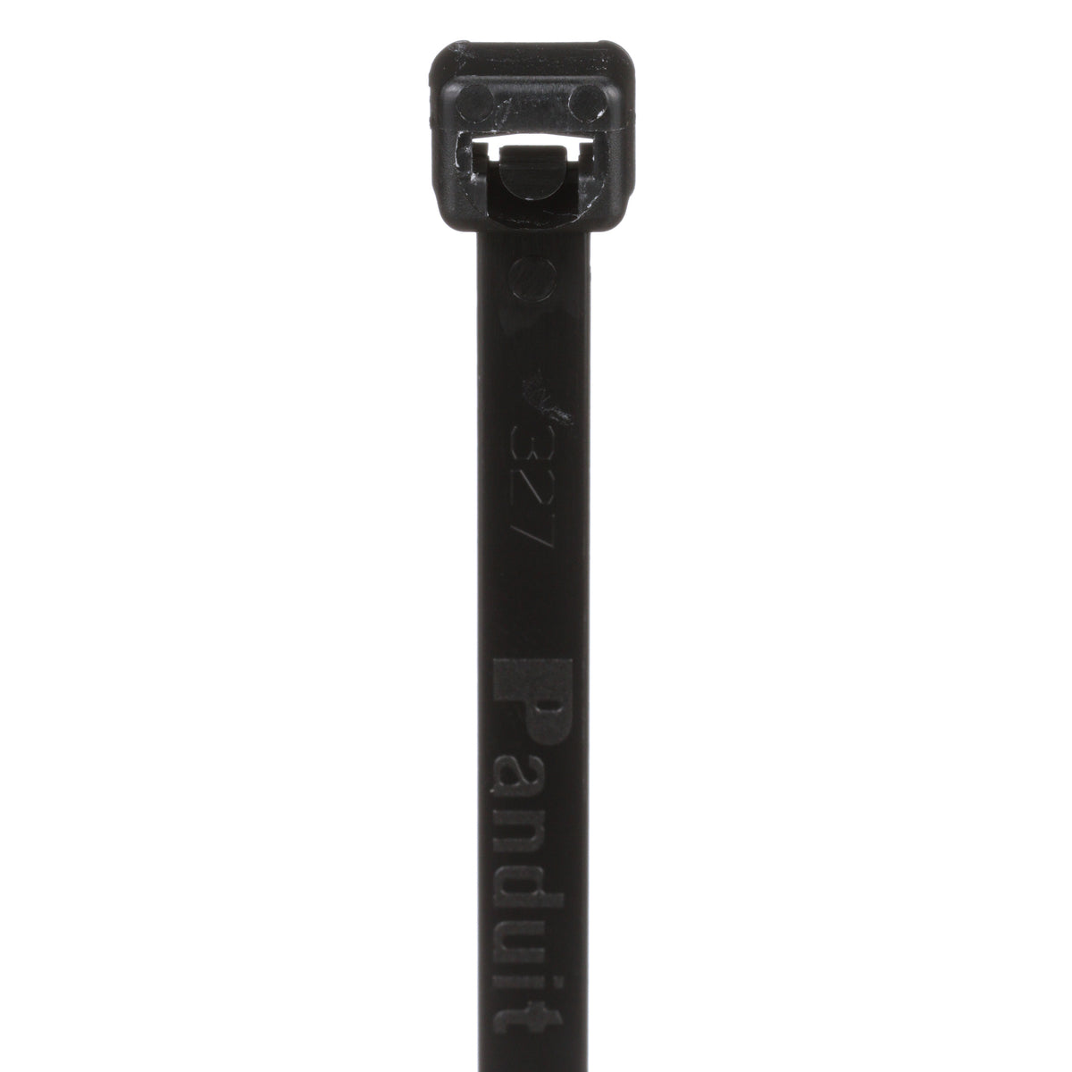 Panduit PLT4S-M00 | Pan-Ty Cable Tie, Mil-Spec, Black, UV PA6.6, 14.5"L, 50lb, PK1000