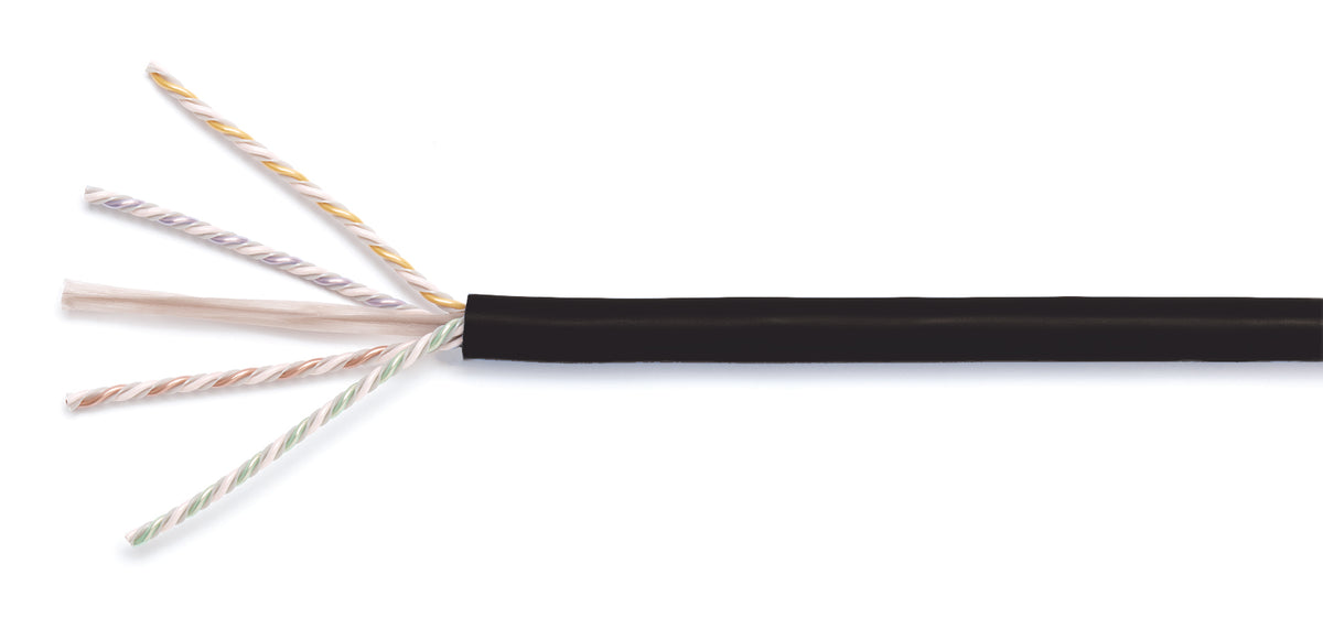 Commscope 2091B BLK C6A 4/23 U/UTP R1000 | GigaSPEED X10D 2091B ETL Verified Category 6A U/UTP Cable, black jacket, 4 pair count, 1000 ft (305 m) length, reel