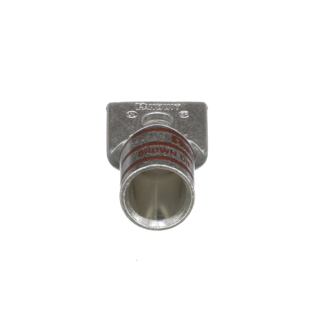 Panduit LCAX450-12-6 | Pan-Lug Comp. Lug, Tin Plt Copper, Strt, One 1/2" Stud, PK6