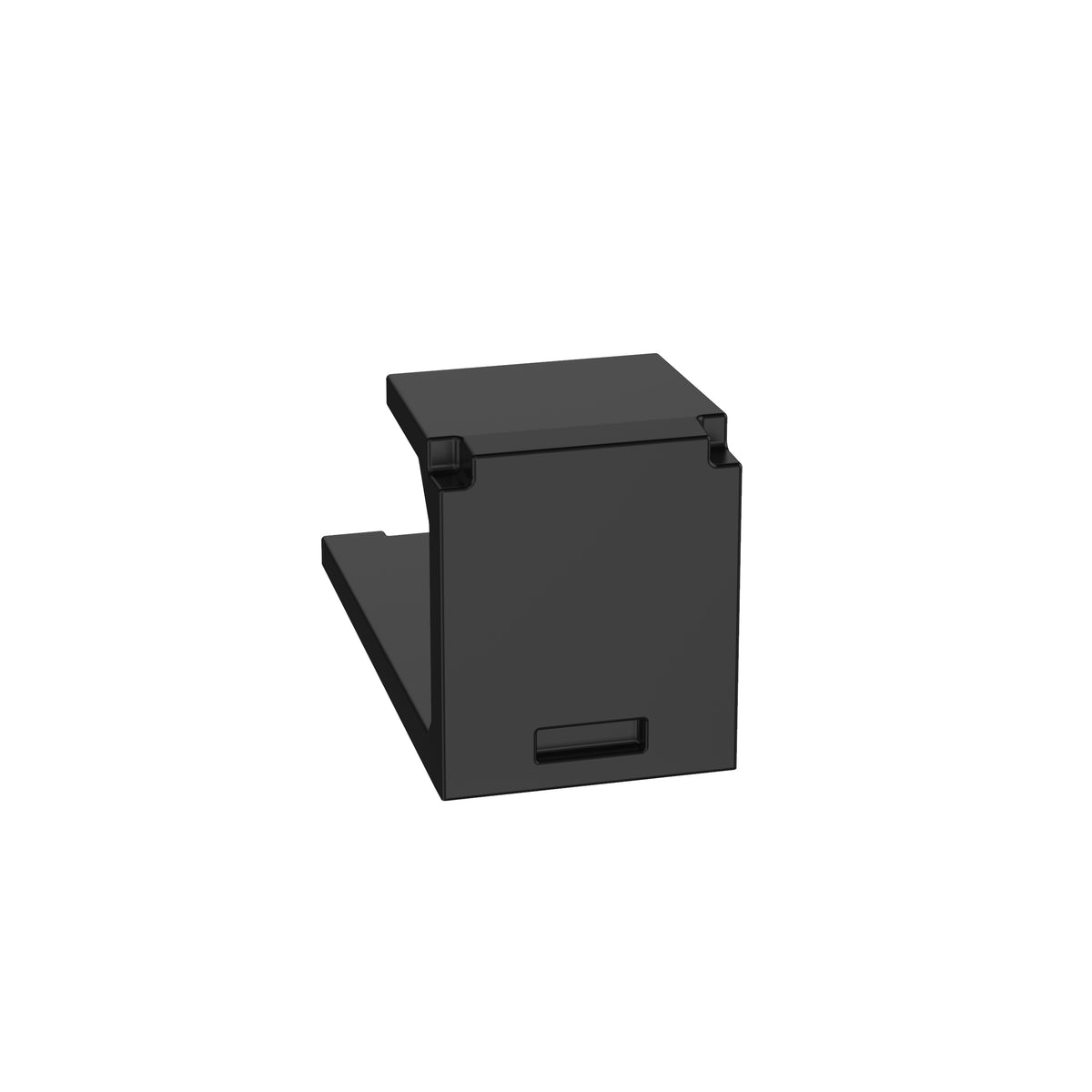 Panduit CMBBL-X | Mini-Com Blank Module, 1 Port, Black