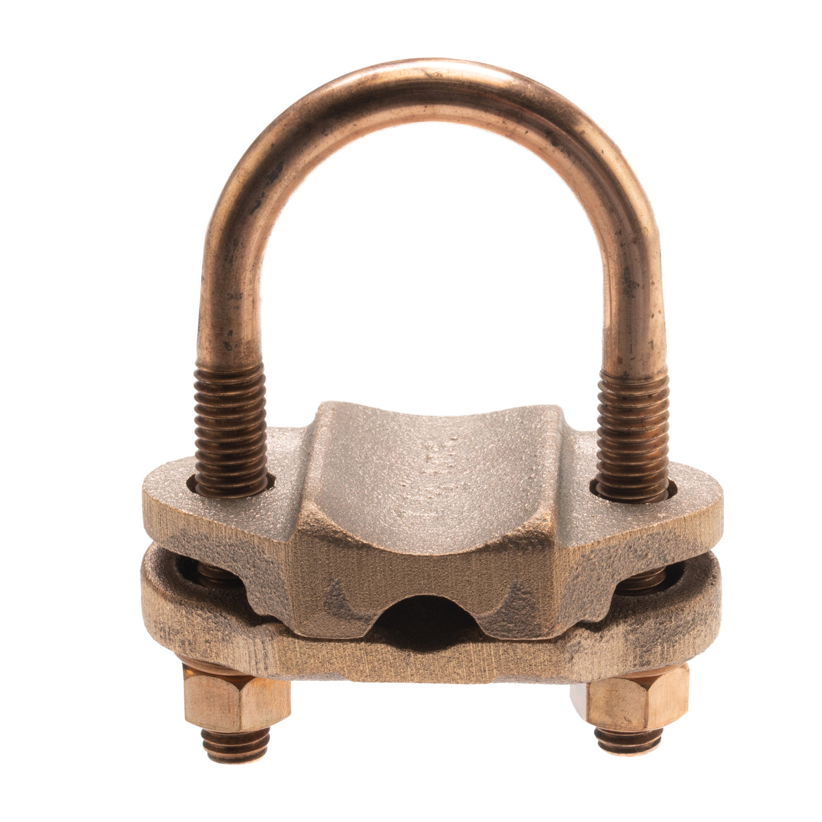 Panduit GPL-22-X | Structured Ground Bronze Grd Clamp, U-Bolt, single cable, Silicon, PK10