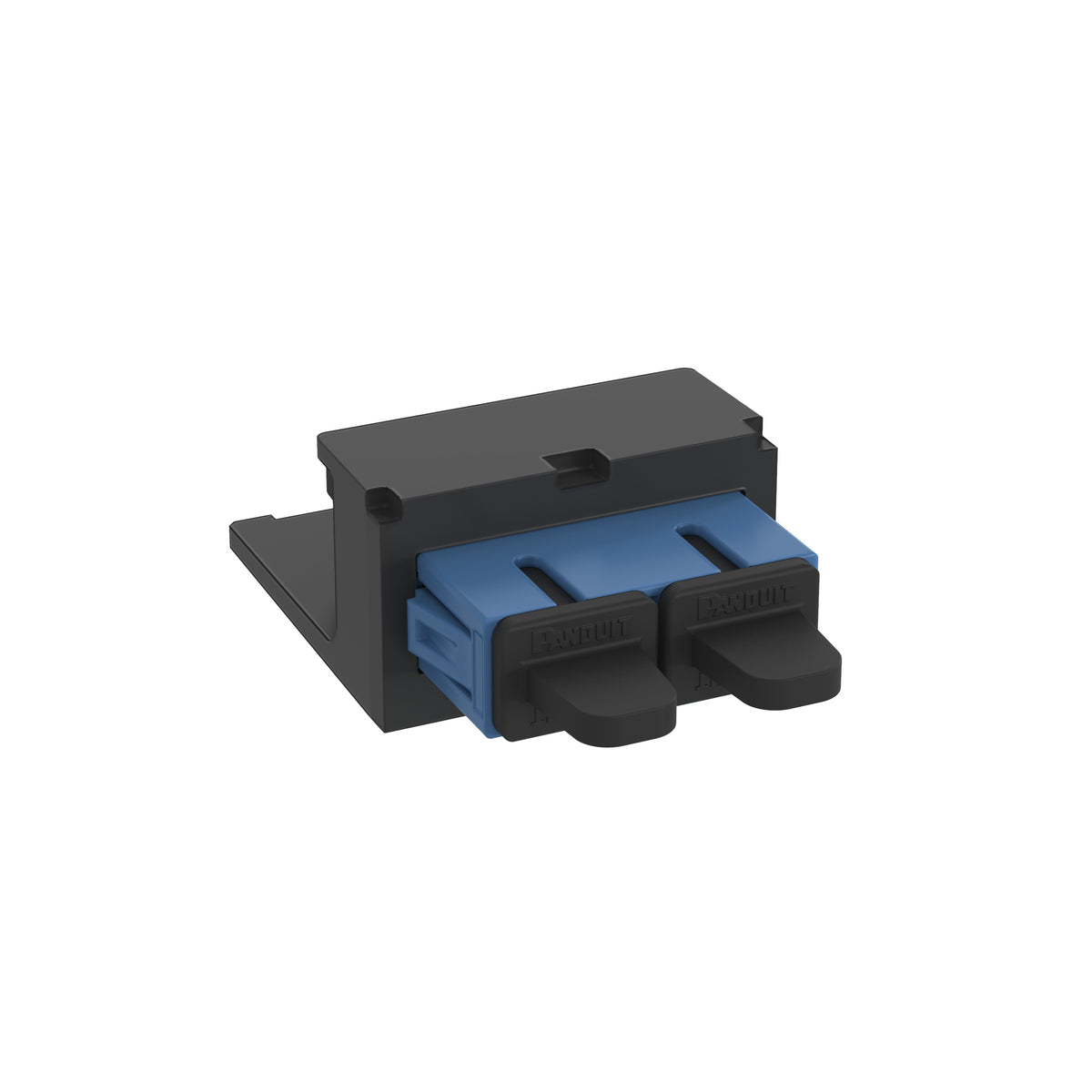 Panduit CMDBUSCZBL | Mini-Com Blue SC Duplex, Singlemode Duplex, Black Module
