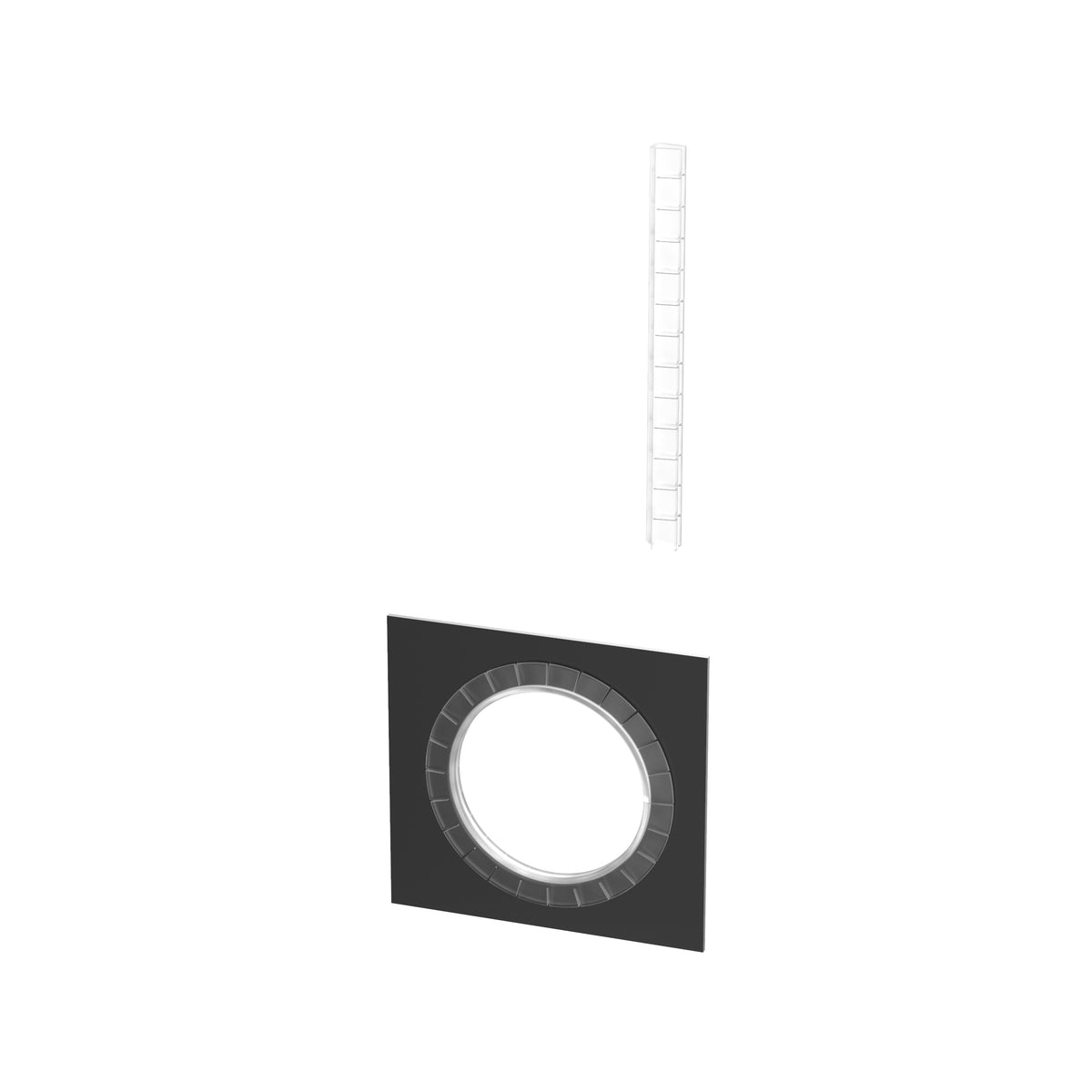 Panduit GEE62F-A-C | Slotted Grommet, Natural, Adh. PE, 1.6mm Max Panel, 30.5m L, PK1