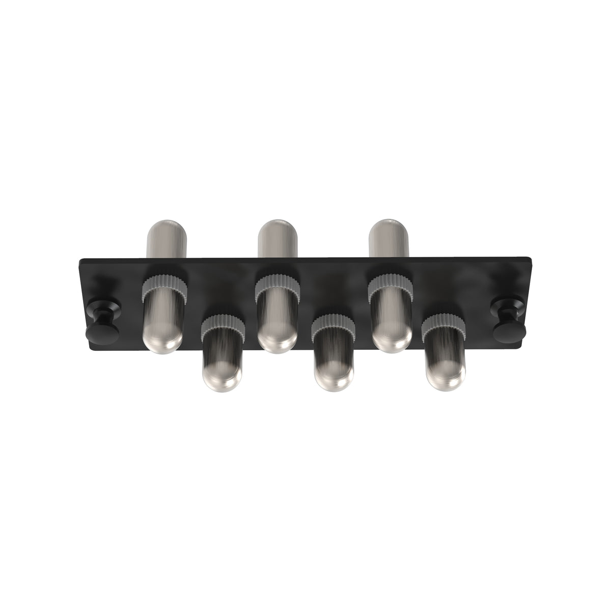 Panduit FAP6WSTZ | Opticom Fiber Adapter Panel, OS2, 6 ST Simplex, Steel Body