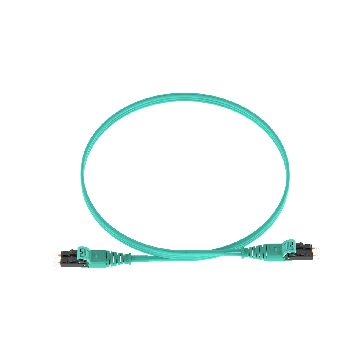 Panduit FX2ERQ1Q1SNM003 | Opti-Core 2 Fiber Patch Cord, OM3, LC Push Pull, Riser