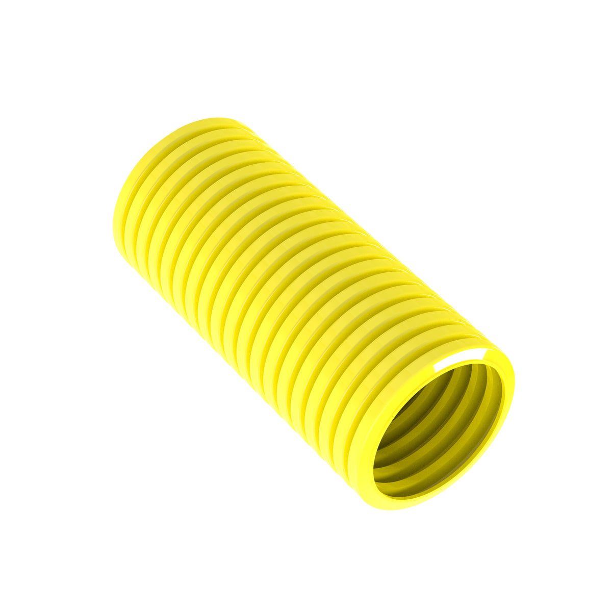 Panduit CLT100F-C4 | Corr. Loom Tubing Split, 0.917" (23.29mm) x 100', Yellow, PK1