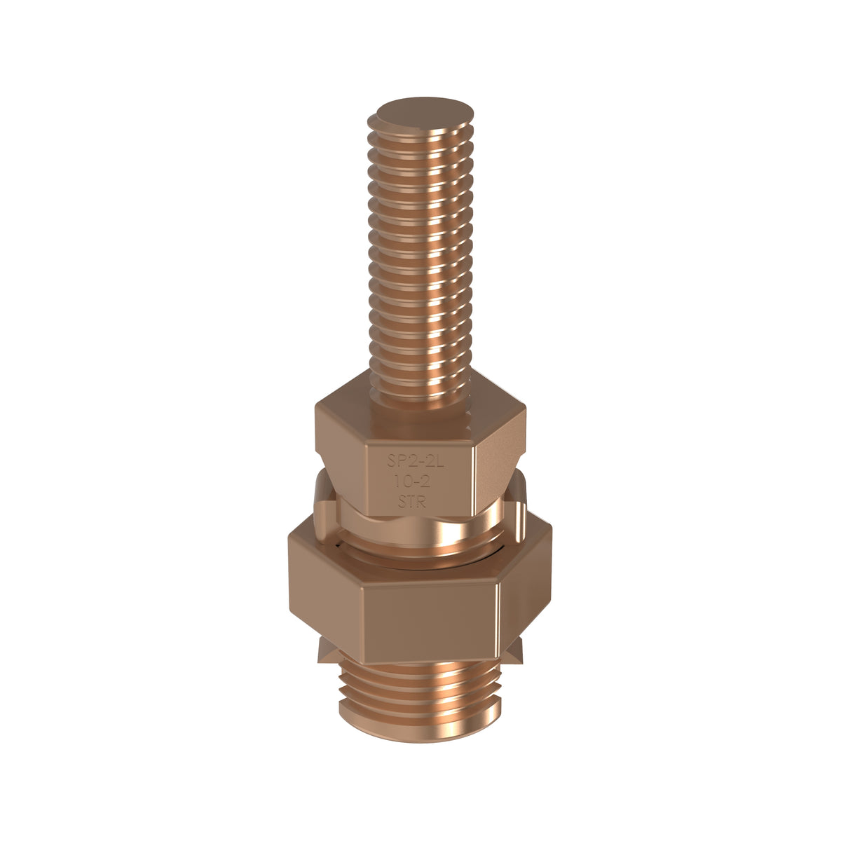 Panduit SP2-2L-C | Grounding Connectors - Service Post, Male Stud, two- Conductors | UPC - 07498371666