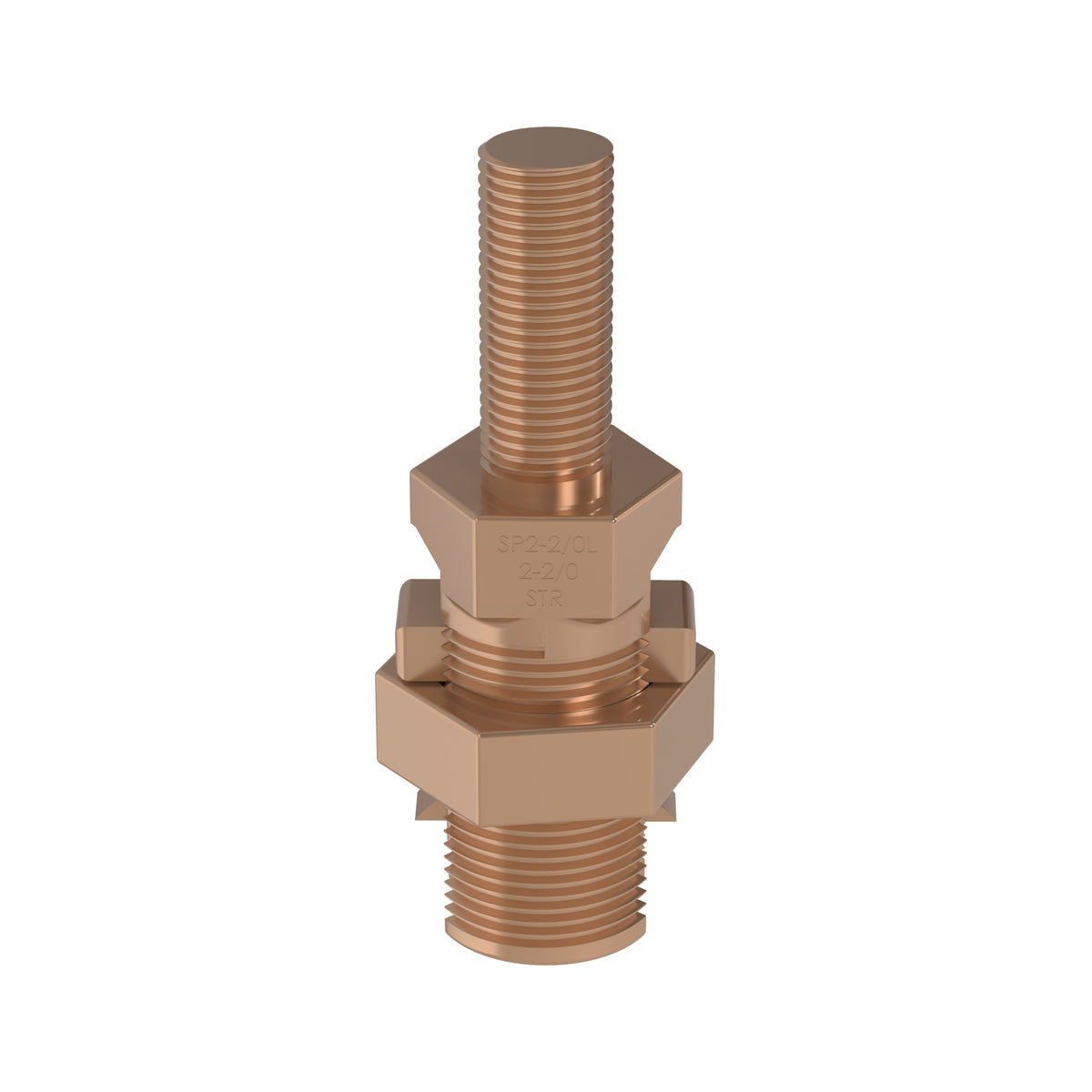 Panduit SP2-2/0L-Q | Grounding Connectors - Service Post, Male Stud, two- Conductors | UPC - 07498371671