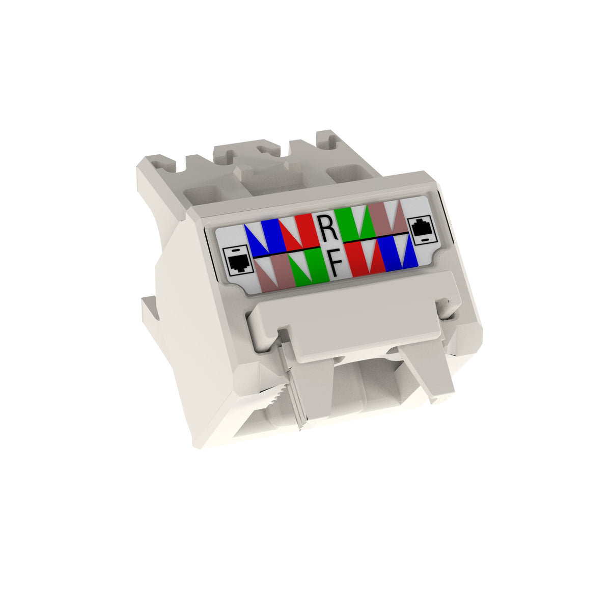 Panduit CJUDCAPIW-C | 45° Up/Down Angled Wire Cap for TX6™ PLUS Mini-Com® UTP TG Jack Module