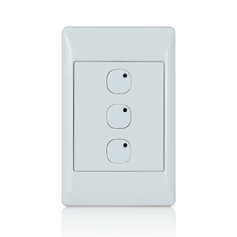 Leviton 113A00-7 | Omni-Bus 3-Button, Wireless, White