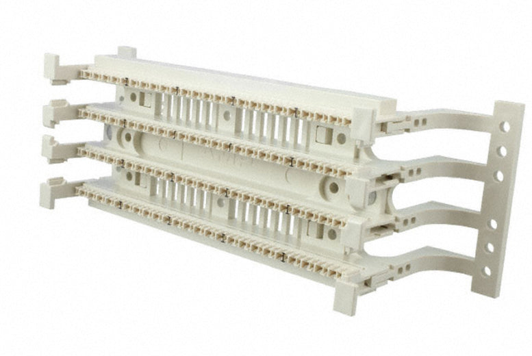 Commscope 558842-1 | 110Connect XC System Cross-Connect Wiring Block with Legs, 100-pair, Category 5e, .110 punch down