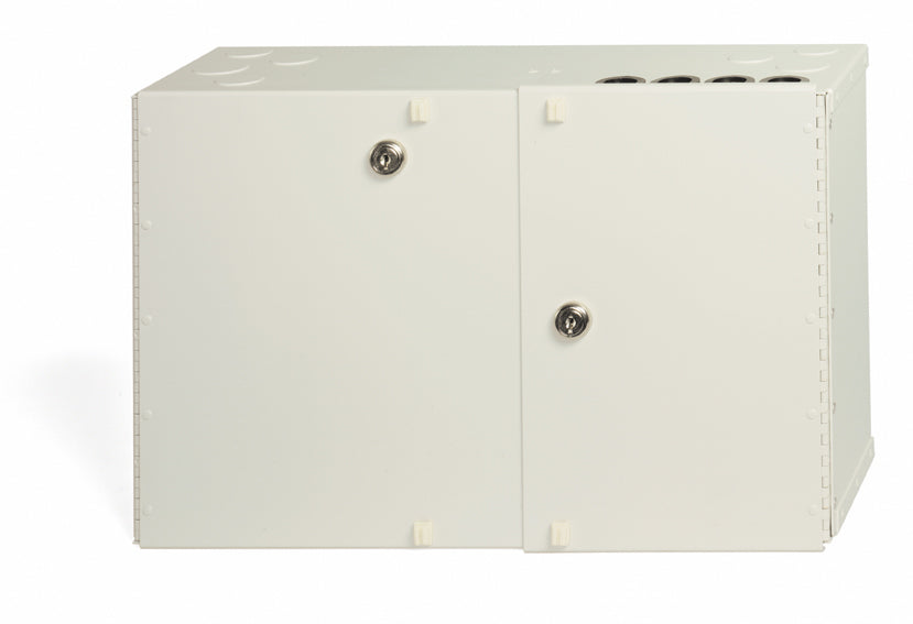 Commscope WBE-FXC-048-WH | Wall Mount Building Entrance for Terminations and Splices, uses 8 PNL adapter panels
