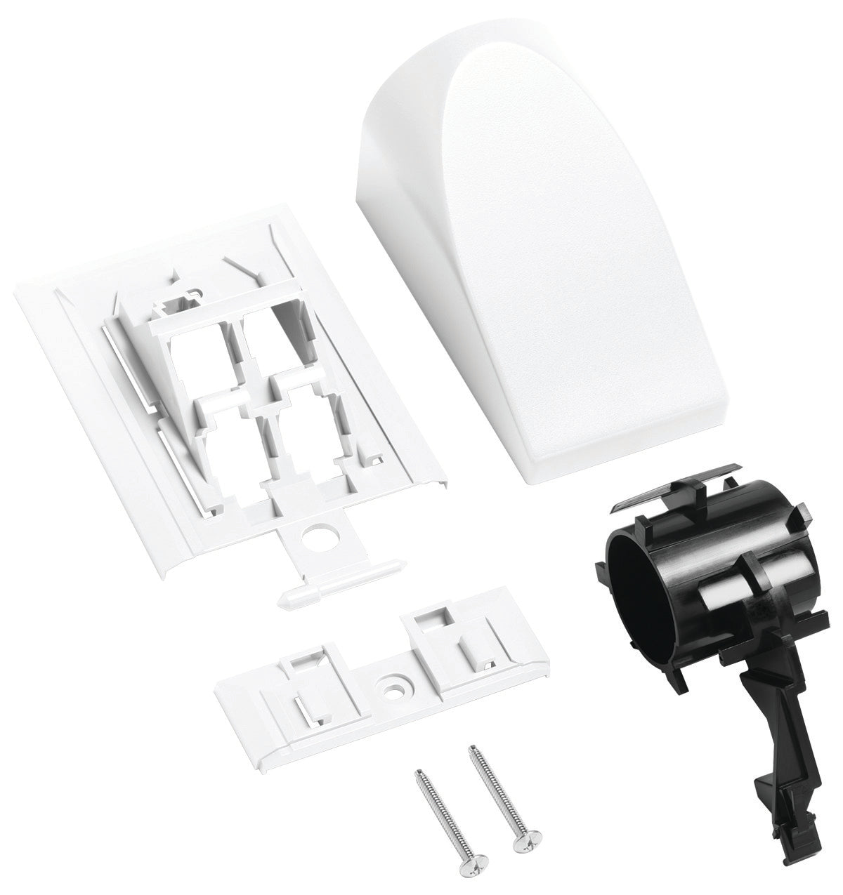 Commscope M14MMO-262 | MMO Type Flush Mounted Angled Faceplate, four port white