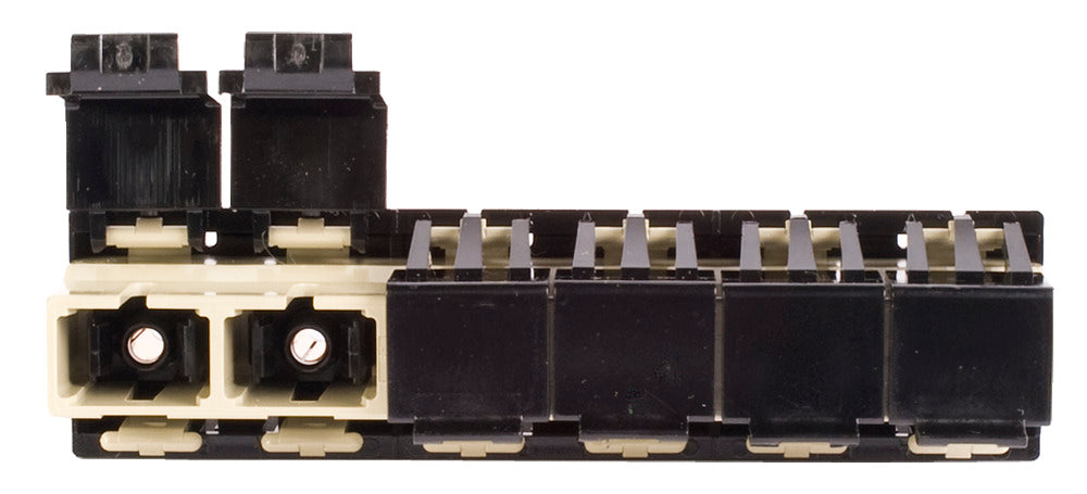 Commscope MFA-SC06-BG-SHUTTERED | OptiSPEED SC Multiport Shuttered Adapter, Beige, Single Pack
