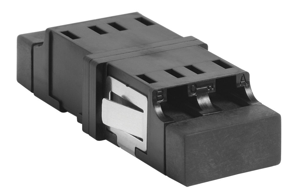 Commscope KFA-LC02-KBK | LazrSPEED LC Duplex Keyed Adapter, Black, Single Pack