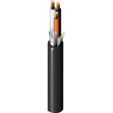 Belden 1061A 0102500 | Inst, 36 Pr #20+22 Str BC, PVC Ins E1, OS, Blk PVC Jkt, 300V PLTC-ER ITC-ER CMG