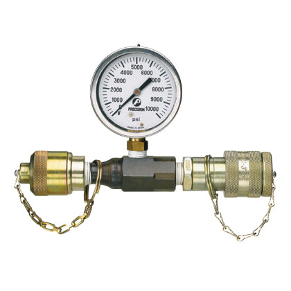 Panduit PG-1SC | In-Line Pressure Gauge for Hydraulic Pump | UPC - 07498383197