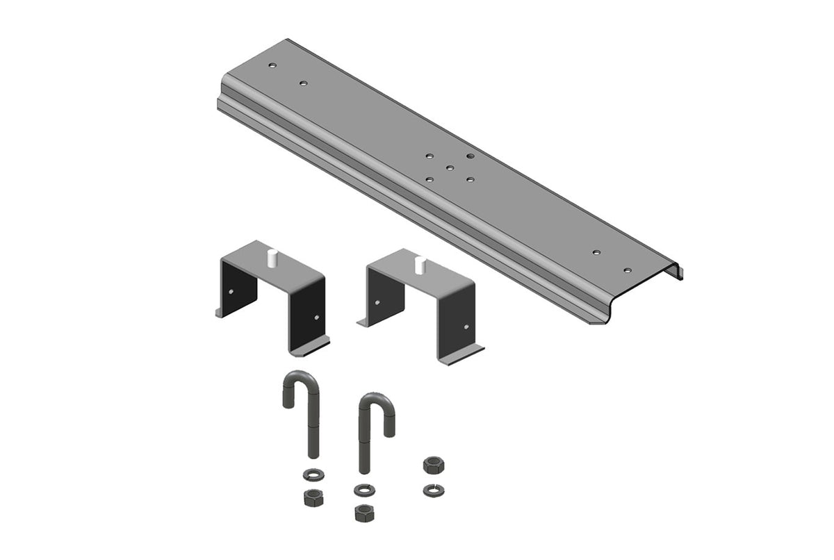 Chatsworth 13730-724 | 3" (80 mm) Channel Rack-To-Runway Mounting Plate with Bracket