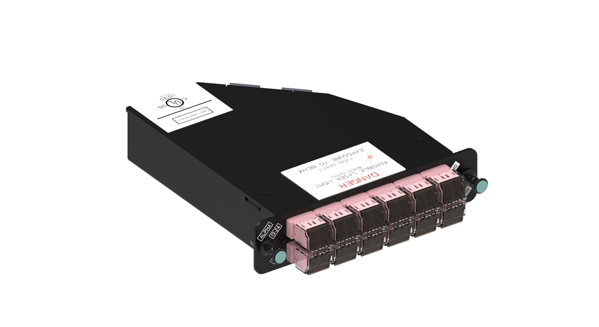 Commscope RFE-MOD-024-5K-MPO-LC02-KRO | ReadyPATCH Multimode OM4 Keyed Module, 24 LC ports, rose