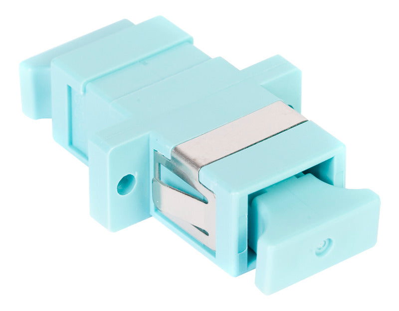 Commscope MFA-SC01-AQ | LazrSPEED SC Simplex Adapter, Aqua, Single Pack