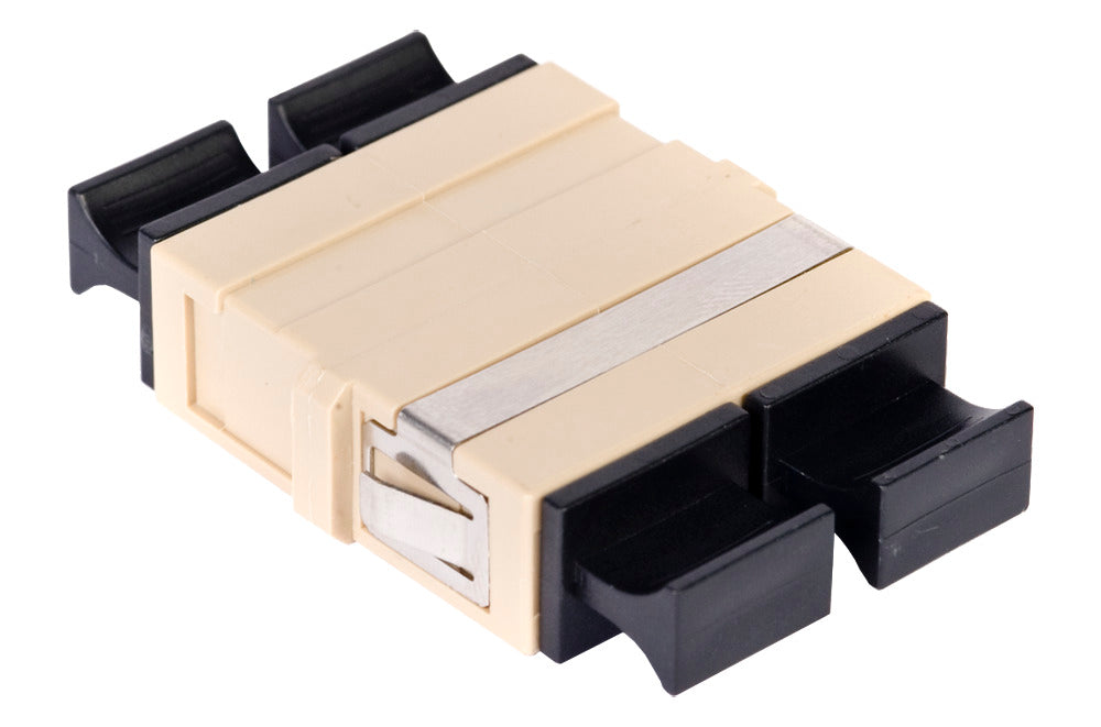 Commscope MFA-SC02-BG-FLANGELESS | OptiSPEED SC Duplex Flangeless Adapter, Beige, Single Pack