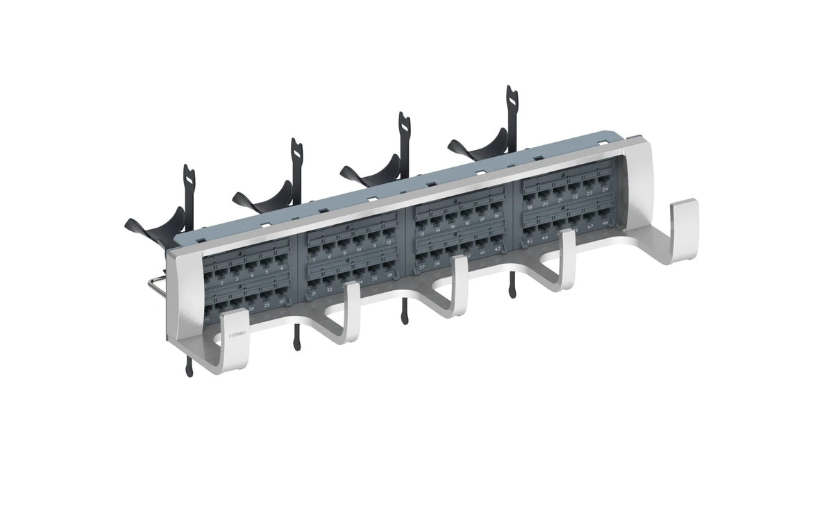 Commscope 360PMGS62U48 | SYSTIMAX 360 GigaSPEED X10D PATCHMAX GS6 Category 6A U/UTP Patch Panel, 48 port