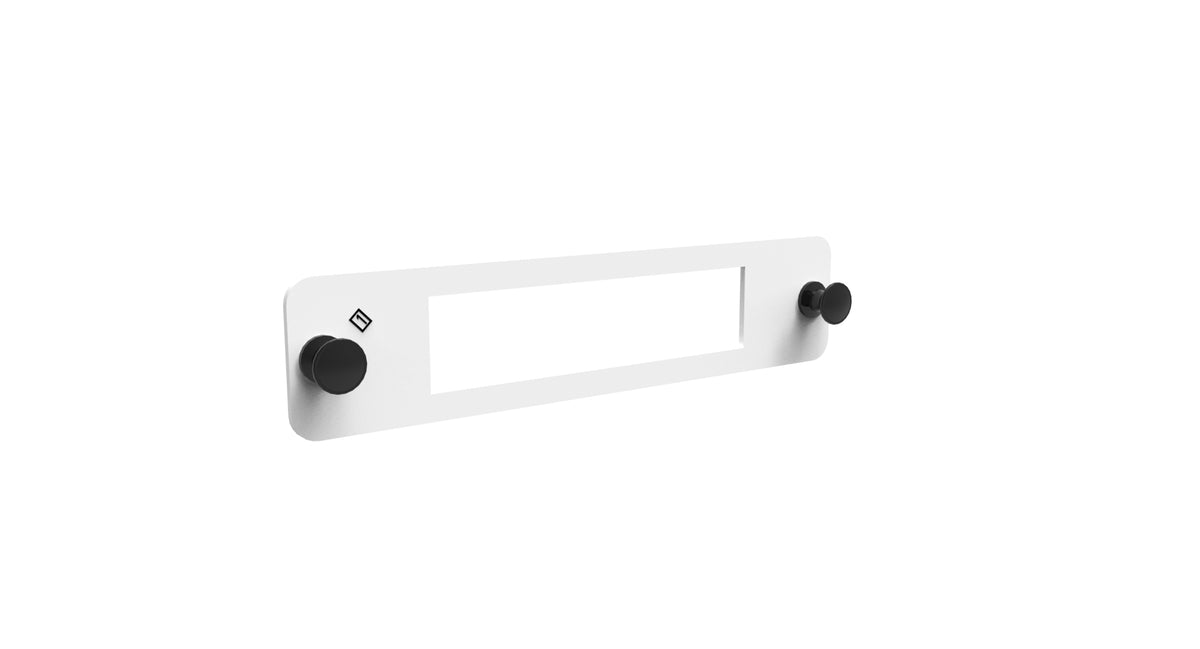 Commscope PNL-WH-EMT-GANG | Adapter Pack, White, 1000-Type, unpopulated, accepts 1 ganged adapter