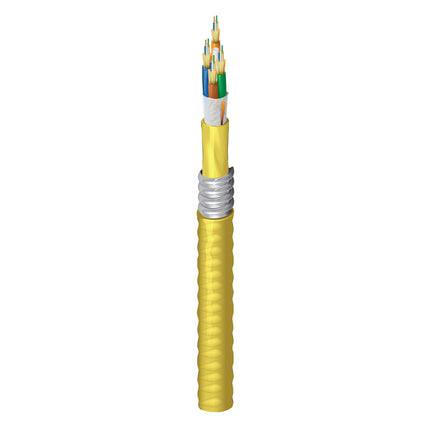 Belden FISD024AJ | Indoor Plenum OS2 Distribution 24Fibers Aluminum Interlocked