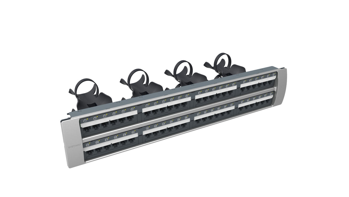 Commscope 360-IP-1100-E-GS6-2U-48 | SYSTIMAX 360 iPatch 1100GS6 Evolve U/UTP Patch Panel, 48 port