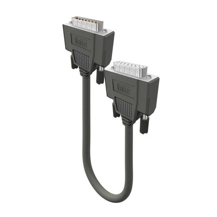 Belden 49746A 060S2 | D-Subminiature Assembly, 10 ft, (15) 24 AWG (7x32) TC, S-R PVC/PVC, Foil+TC Braid Shld, CM