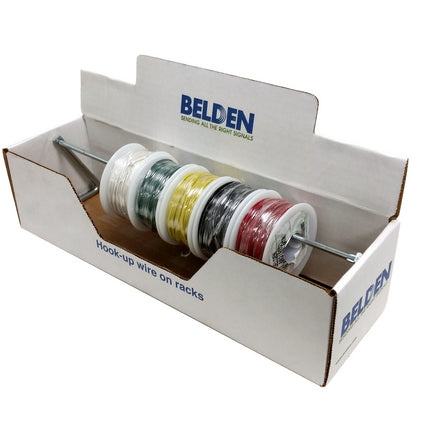 Belden 9531 | Lead Wire on Racks, 5 C #22 Str TC, PVC Ins, Five Color Kit