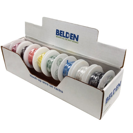 Belden 8816 | Lead Wire on Racks, 8 C #18 Str TC, PVC Ins, Eight Color Kit