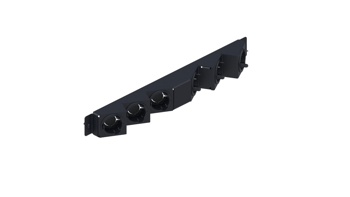 Commscope HD-1U-REAR-EXT | High density 1U Fiber Shelf Rear Extension, 6 Cable Entries