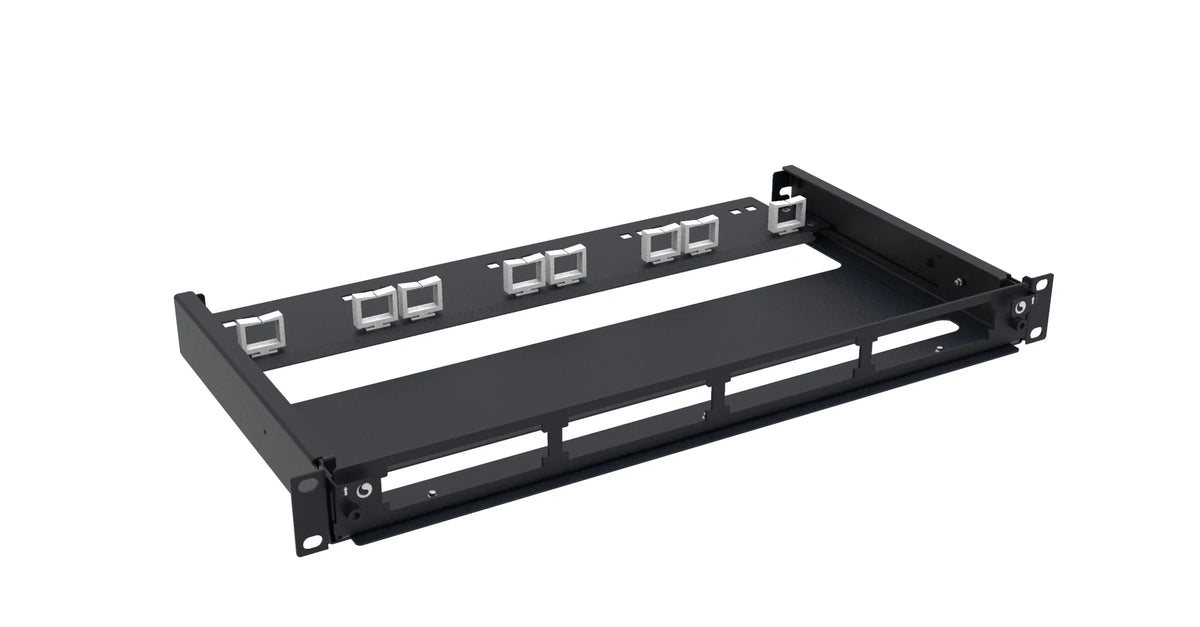 Commscope AGL-1U-SL | AGILE 1U sliding panel, accepts (4) G2 modules or adapter packs providing up to 48 duplex LC or 32 MPO ports