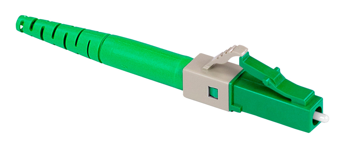 Commscope SFC-LCAF-09-8Y-12-PACK | Qwik-Fuse Connector, LC, SM-APC, Green, for 250µm/900µm, 12 per pack