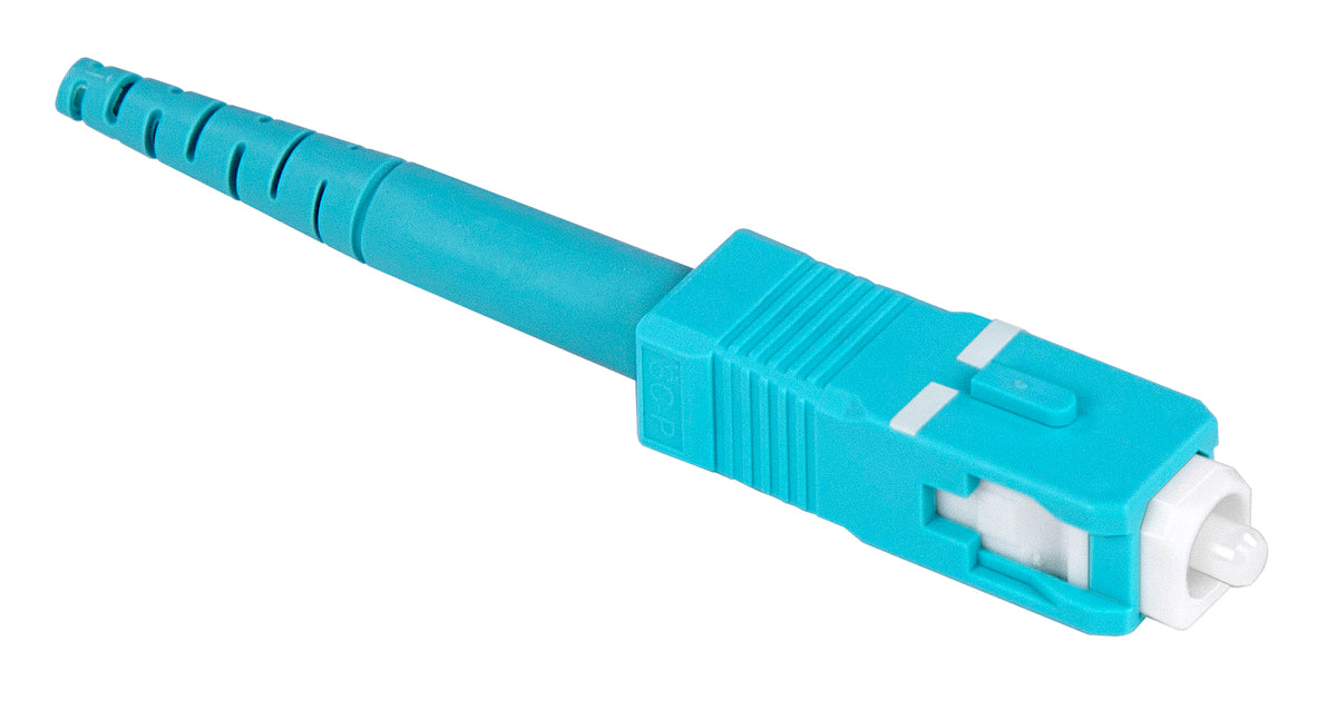 Commscope MFC-SCF-09-5Y-12-PACK | Qwik-Fuse Connector, SC, OM3/OM4/OM5 , Aqua, for 250µm/900µm, 12 per pack