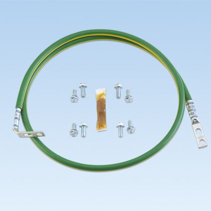 Panduit RGEJ1096PF | Structured Ground Equipment Bonding Jumper, 1096, Green/Yellow, PK1