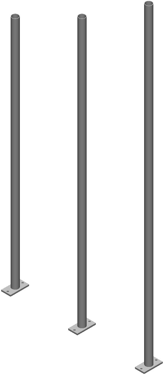 Commscope MF-280 | Base Shoe Pipe Column, 14 ft