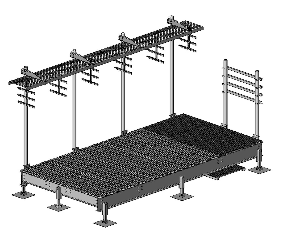 Commscope EQ-STS | Single Platform Step for EQ-P Series Platforms