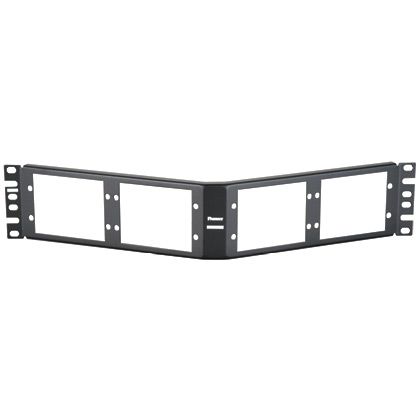 Panduit CFAPPBL2A | Opticom Fiber Patch Panel, Angled, Black, 2 RU