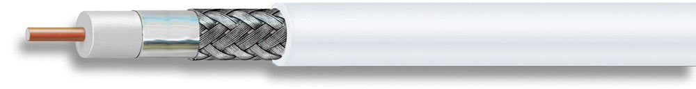 Commscope CNT-400-W, CNT® 50 Ohm Braided Coaxial Cable, variable, white PE jacket